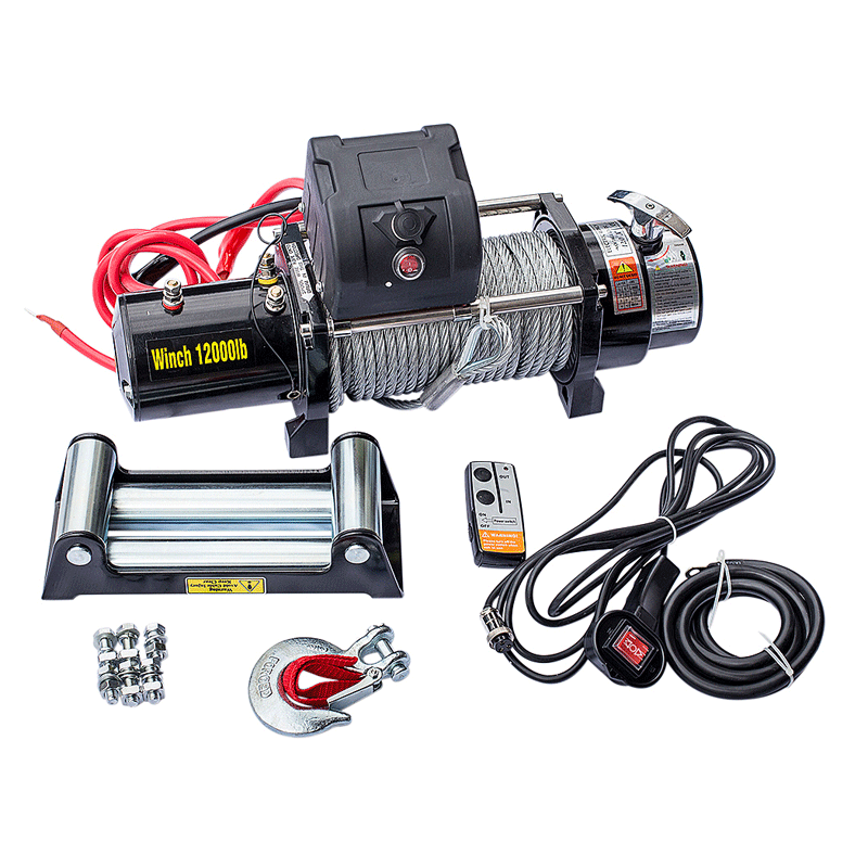 Лебедка автомобильная электрическая Electric Winch SNC12 OX 12000 lbs ...